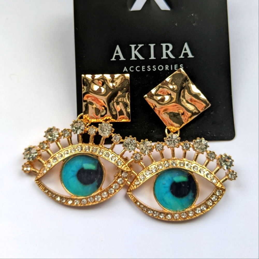 Funky Akira Eye Earrings